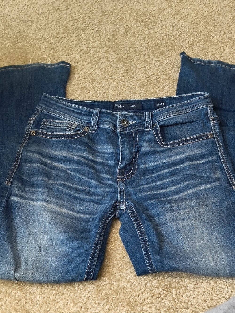 BKE Women’s Boot Cut Jeans - Medium Blue Wash Size 29x30 F19